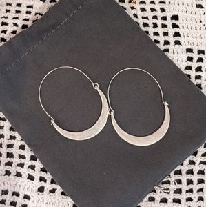Silver hoops